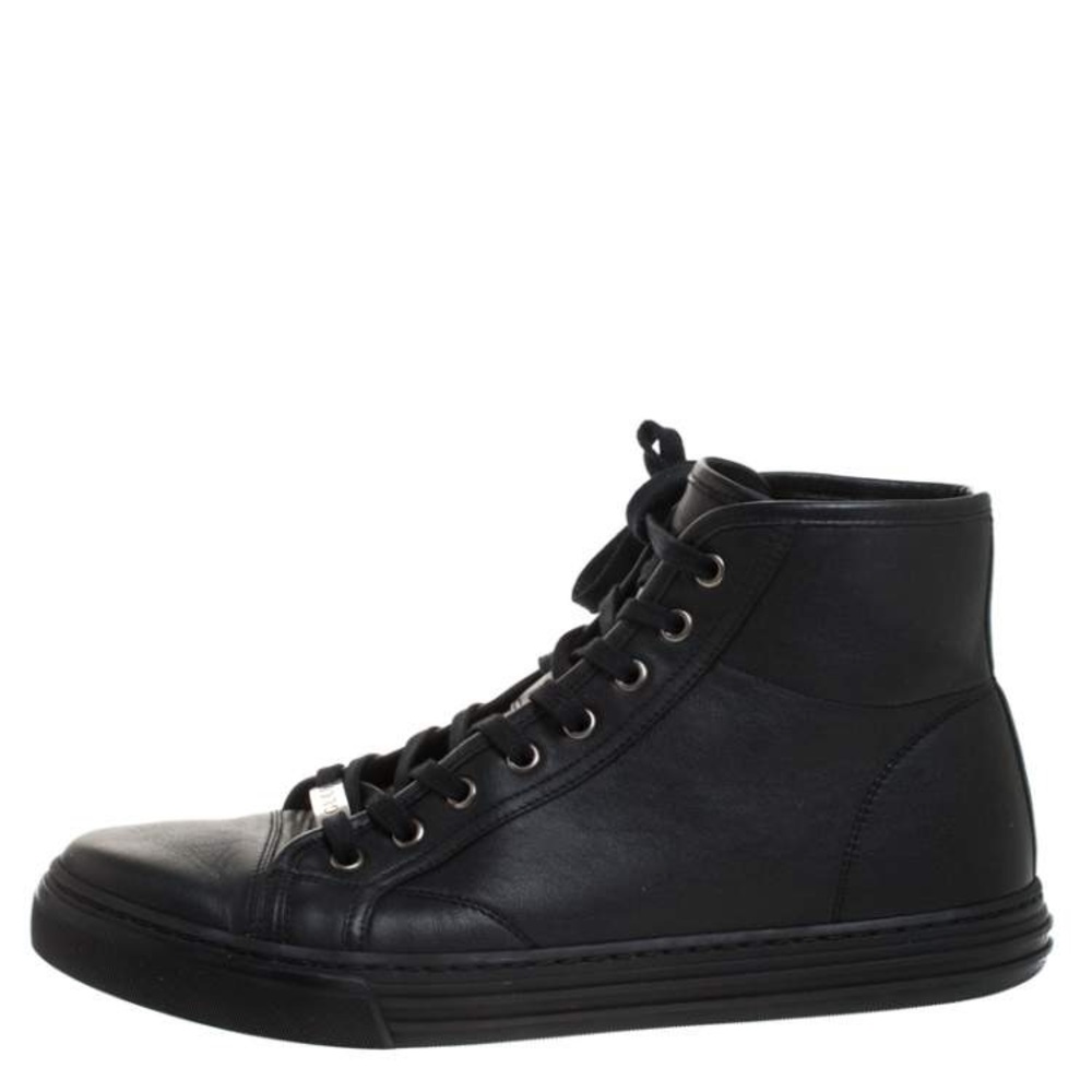 🇮🇹 Gucci men’s high top leather sneakers